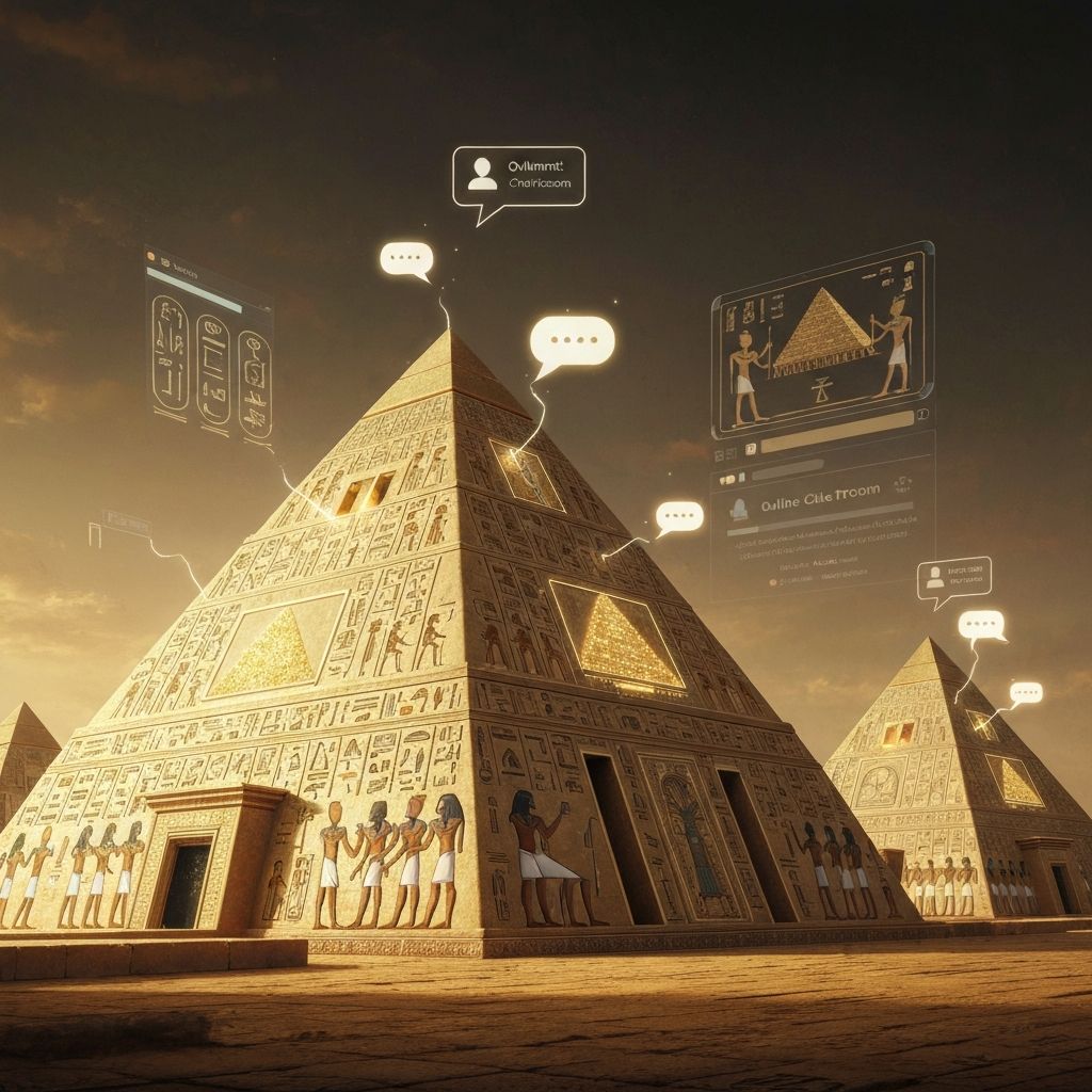 تاريخ الدردشة المصرية على الإنترنت